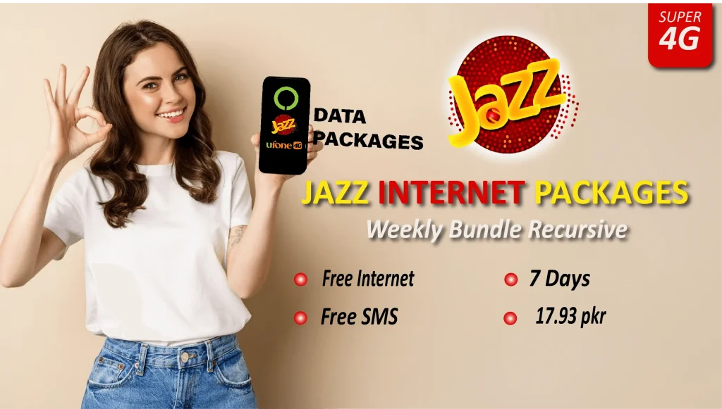 Jazz Internet Packages Weekly