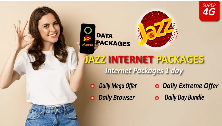  Jazz Internet Packages 1 day, Daily Mega Offer and WhatsApp Bundle