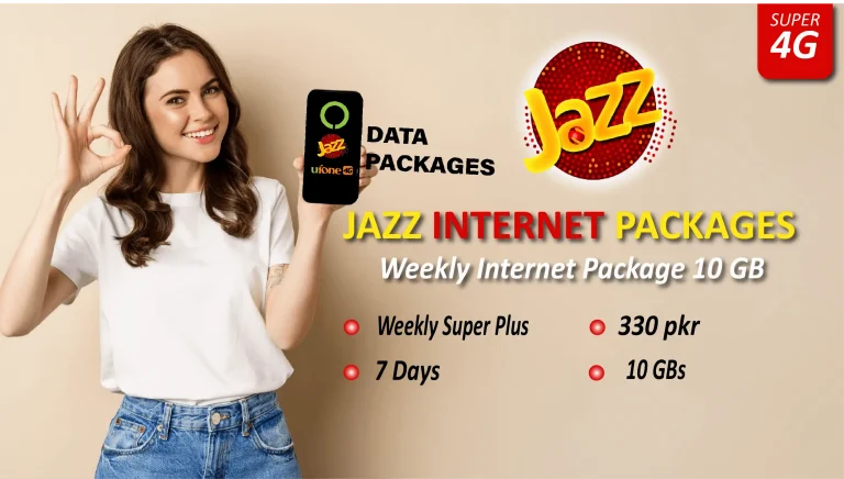 Weekly Super plus Jazz Weekly Internet Package 10 GB