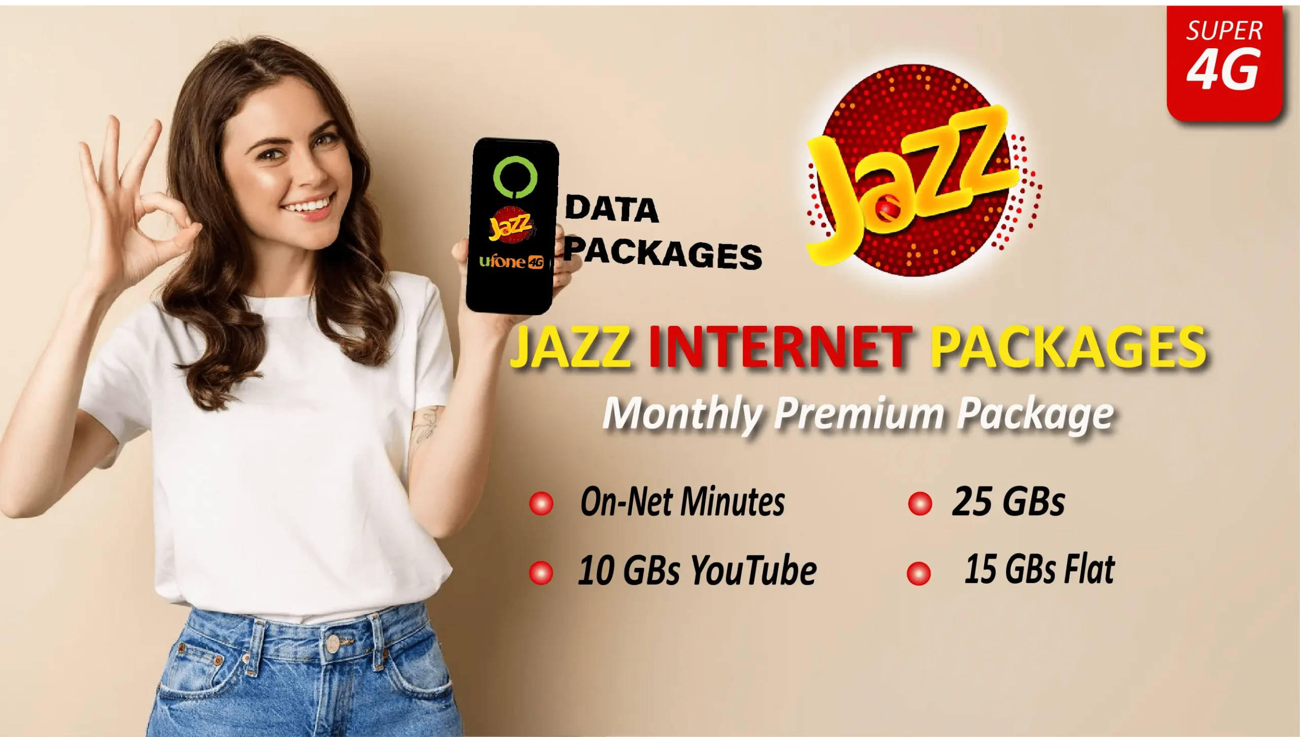 jazz monthly premium package